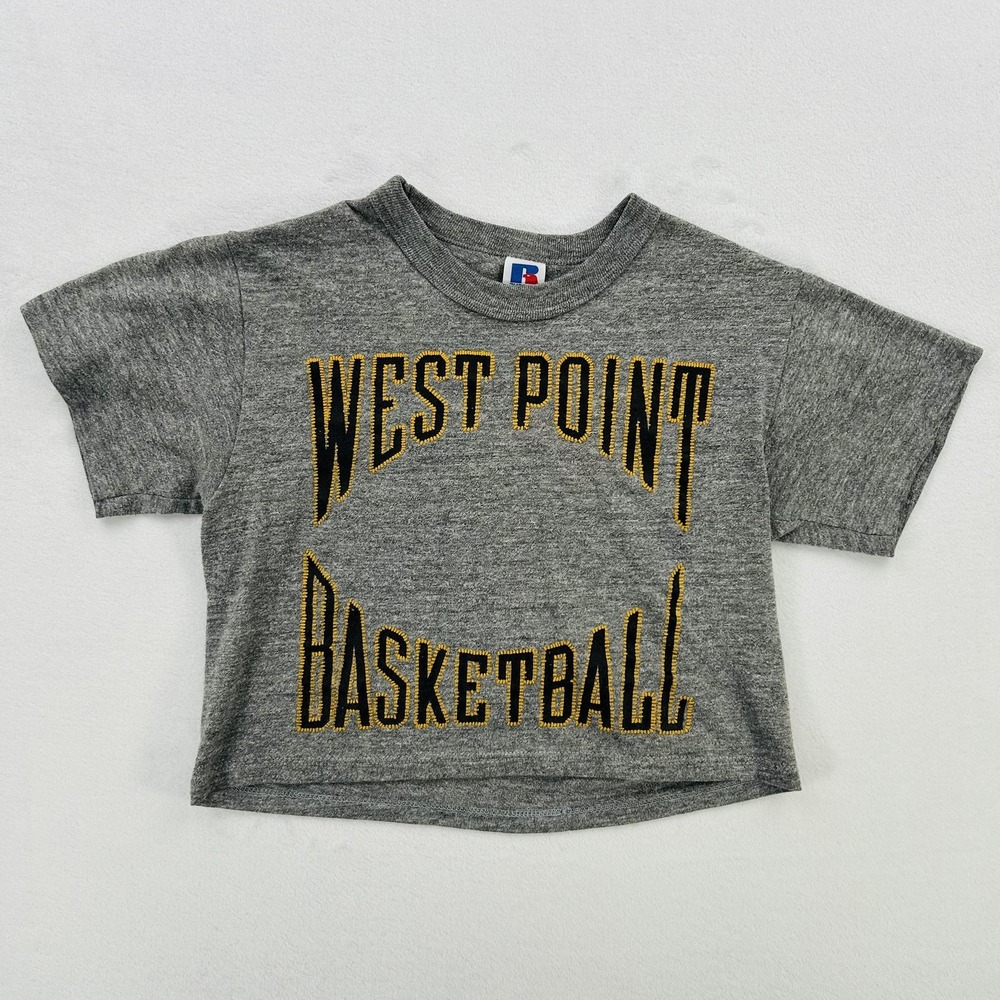 Vintage Army West Point Black Knights Shirt Youth Small College Basketball 90s